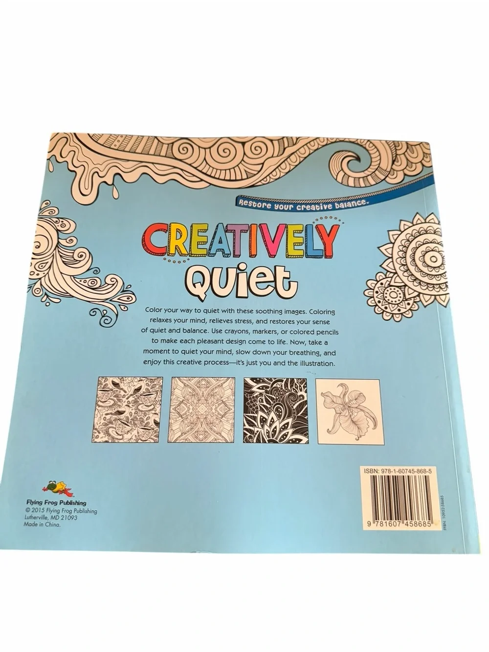 Coloring Book - Blue Accent